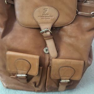 ALL leather backpack!